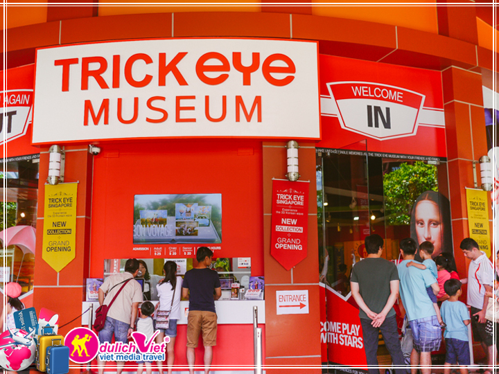 Vé tham quan Singapore Trickeye Museum giá tốt 2025